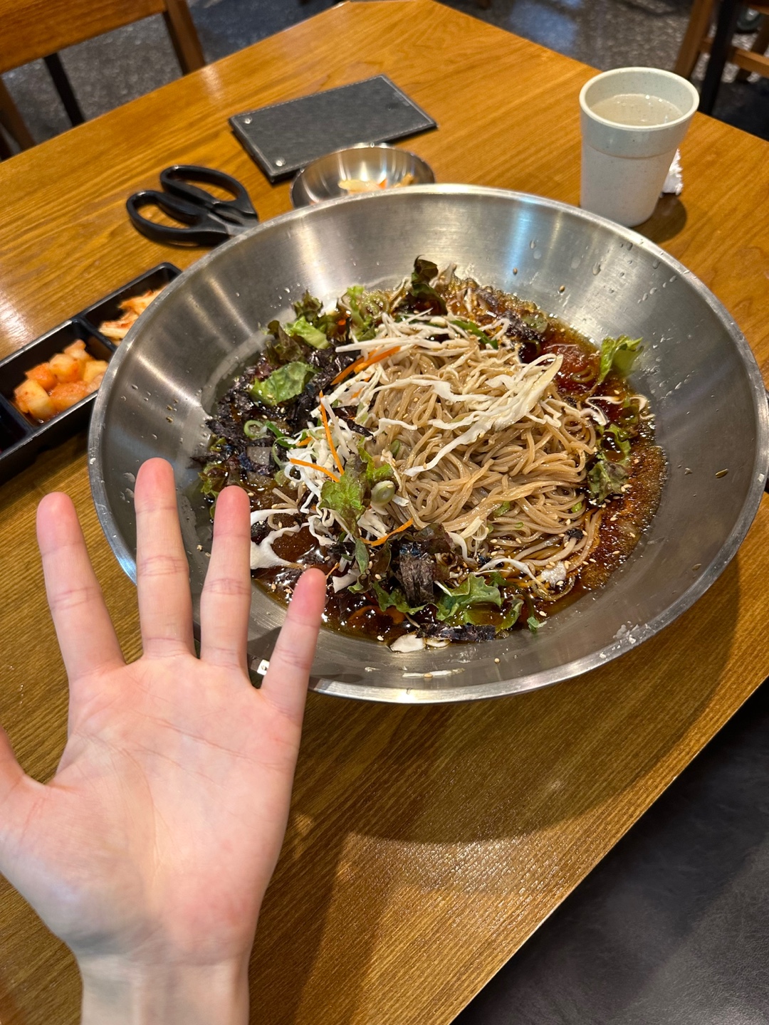 세숫대야냉모밀