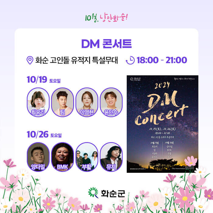 화순 고인돌 가을 꽃축제