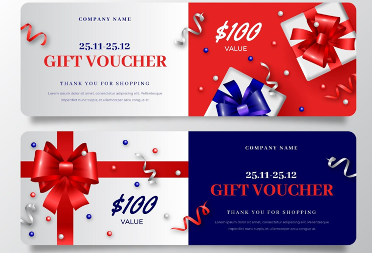 상품권 일러스트