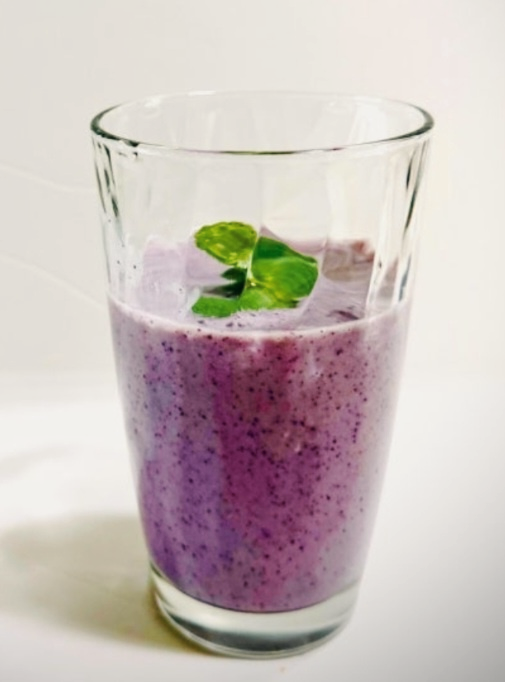 블루베리 스무디 이미지