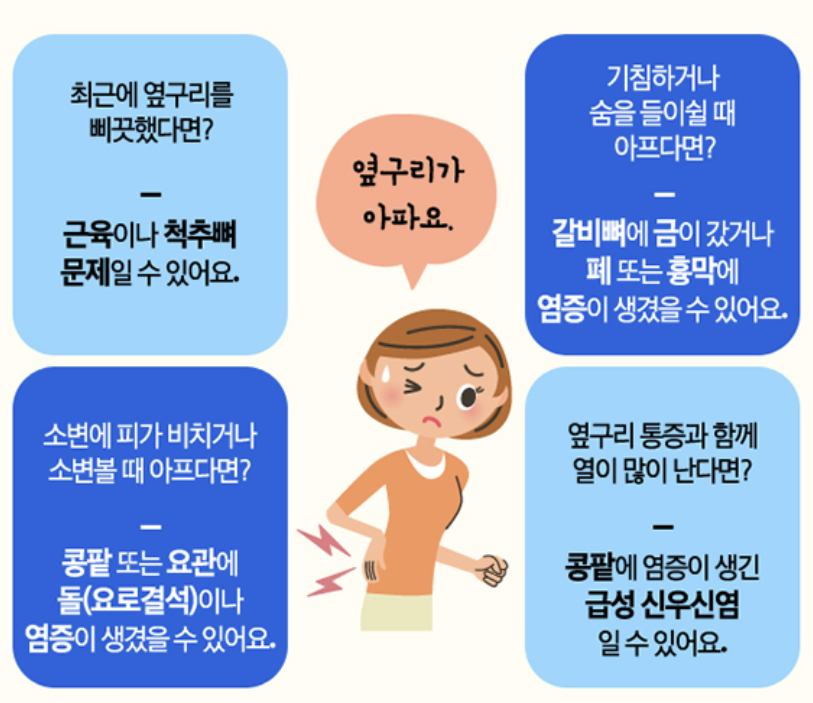 왼쪽 옆구리 통증 31
