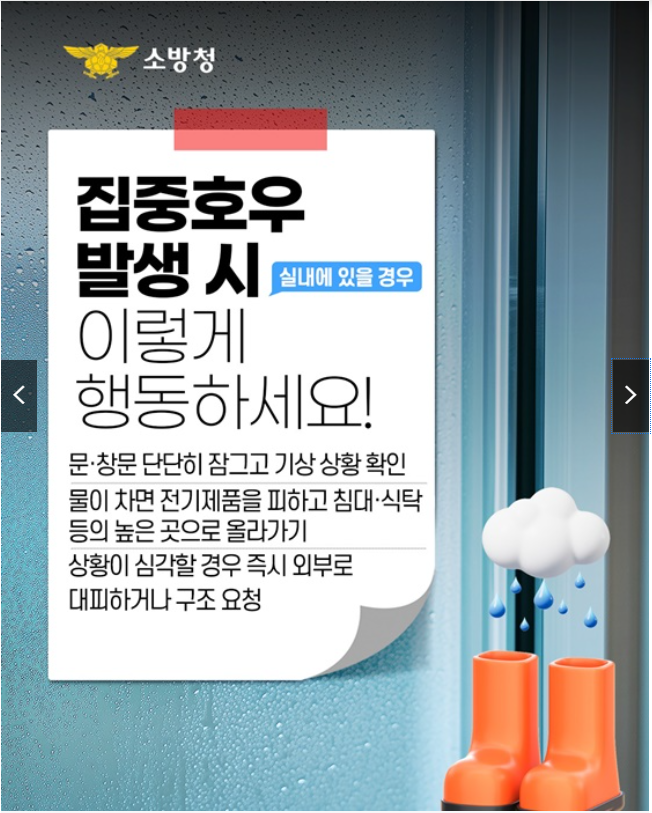 집중호우 시 행동요령 완벽 가이드