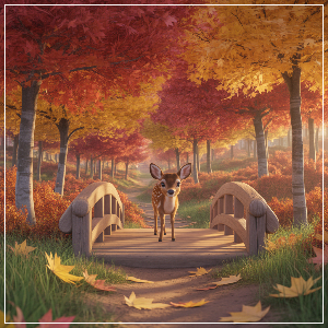 단풍 명소 AI 이미지