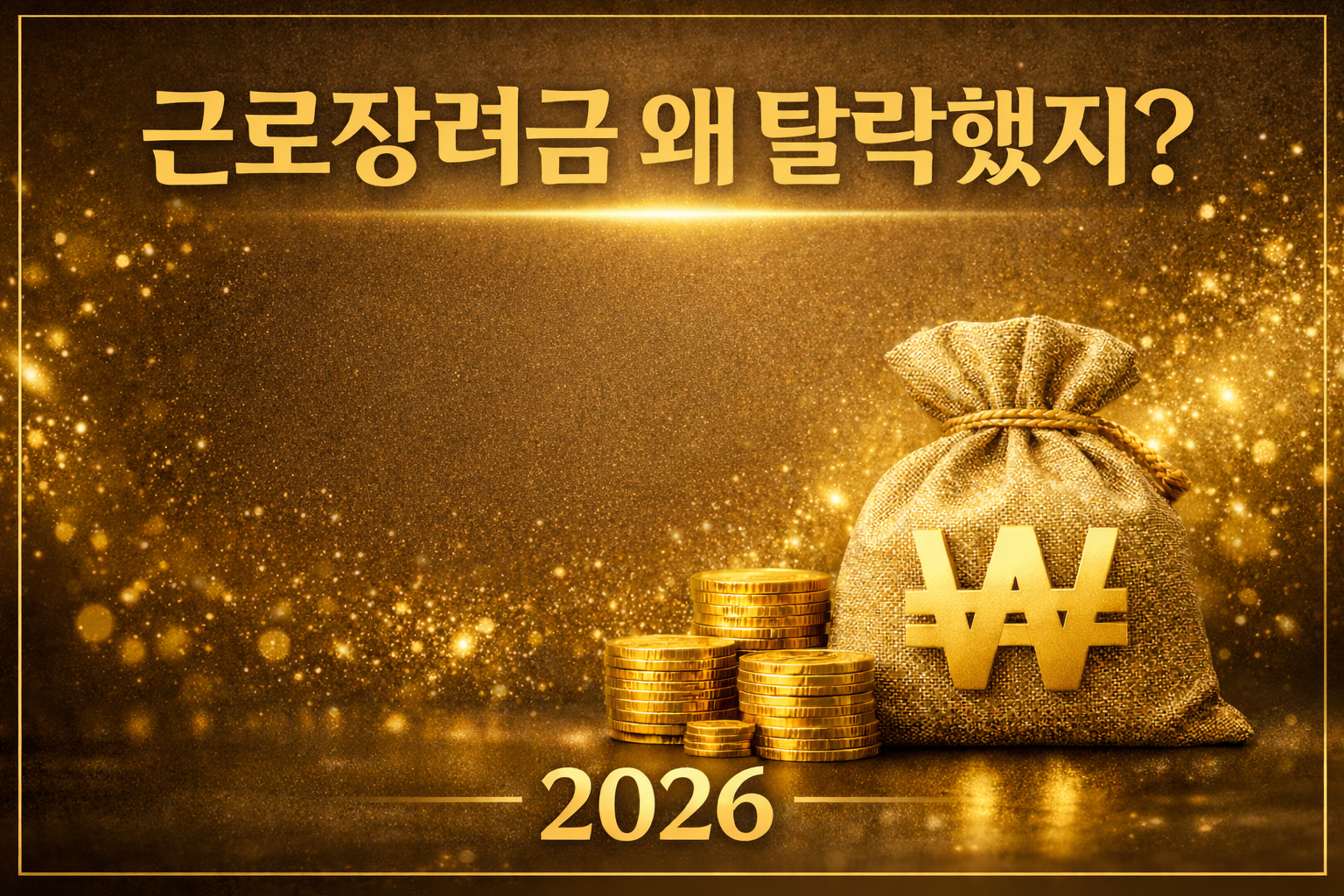 근로장려금 탈락 이유 2026 확인 방법과 주요 원인 설명 이미지 EITC fail reason guide 2026