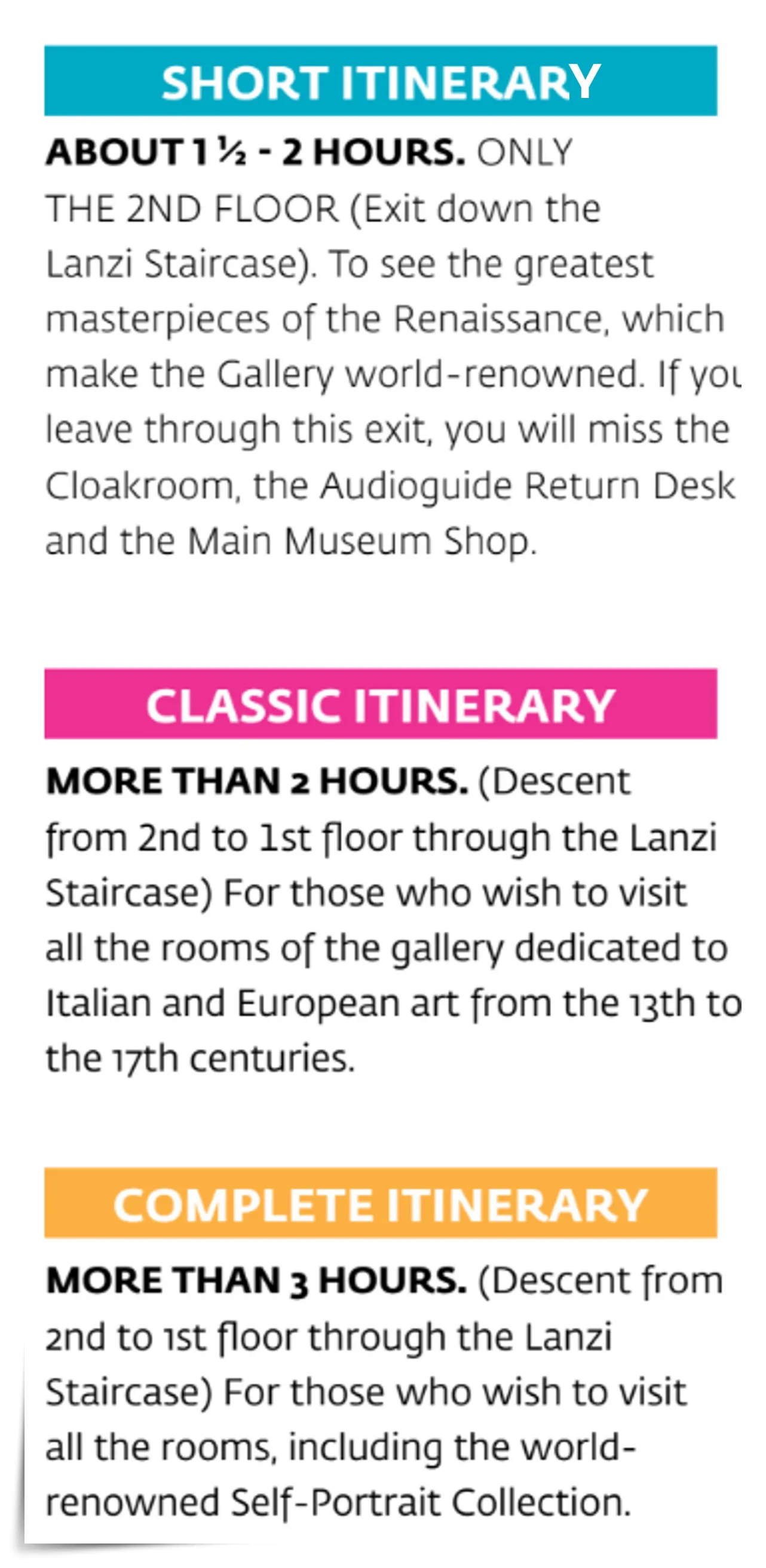 이탈리아-피렌체-우피치미술관-관람코스