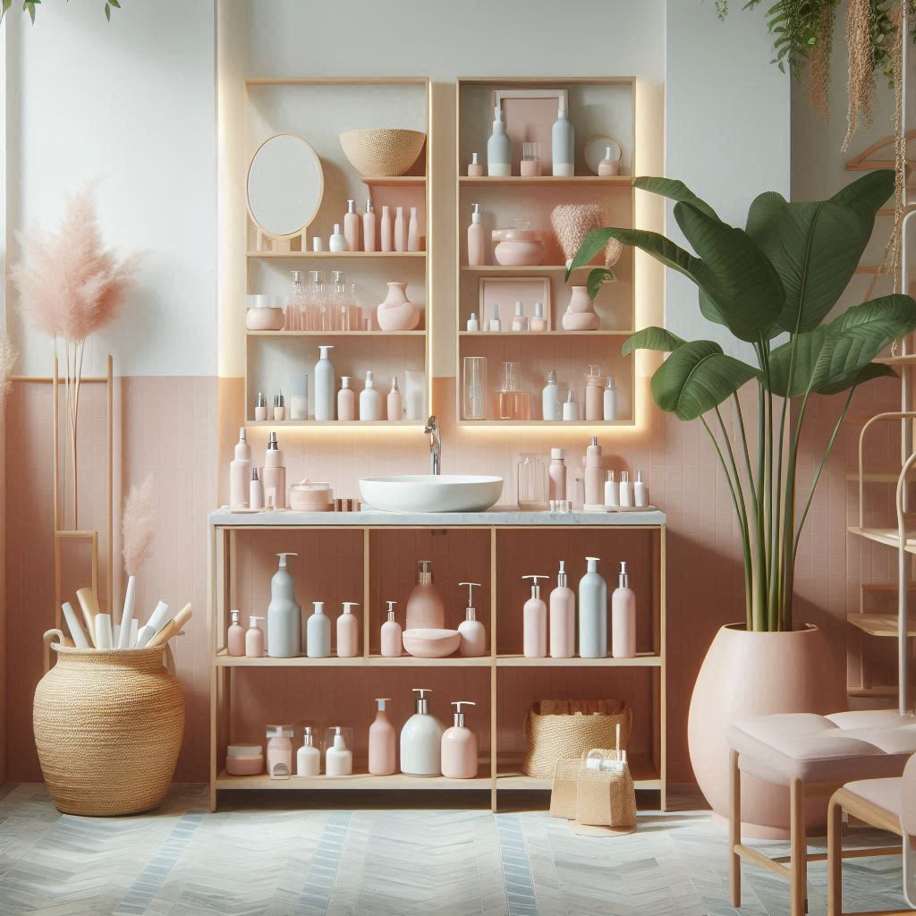 피부,체형관리 샵 배경