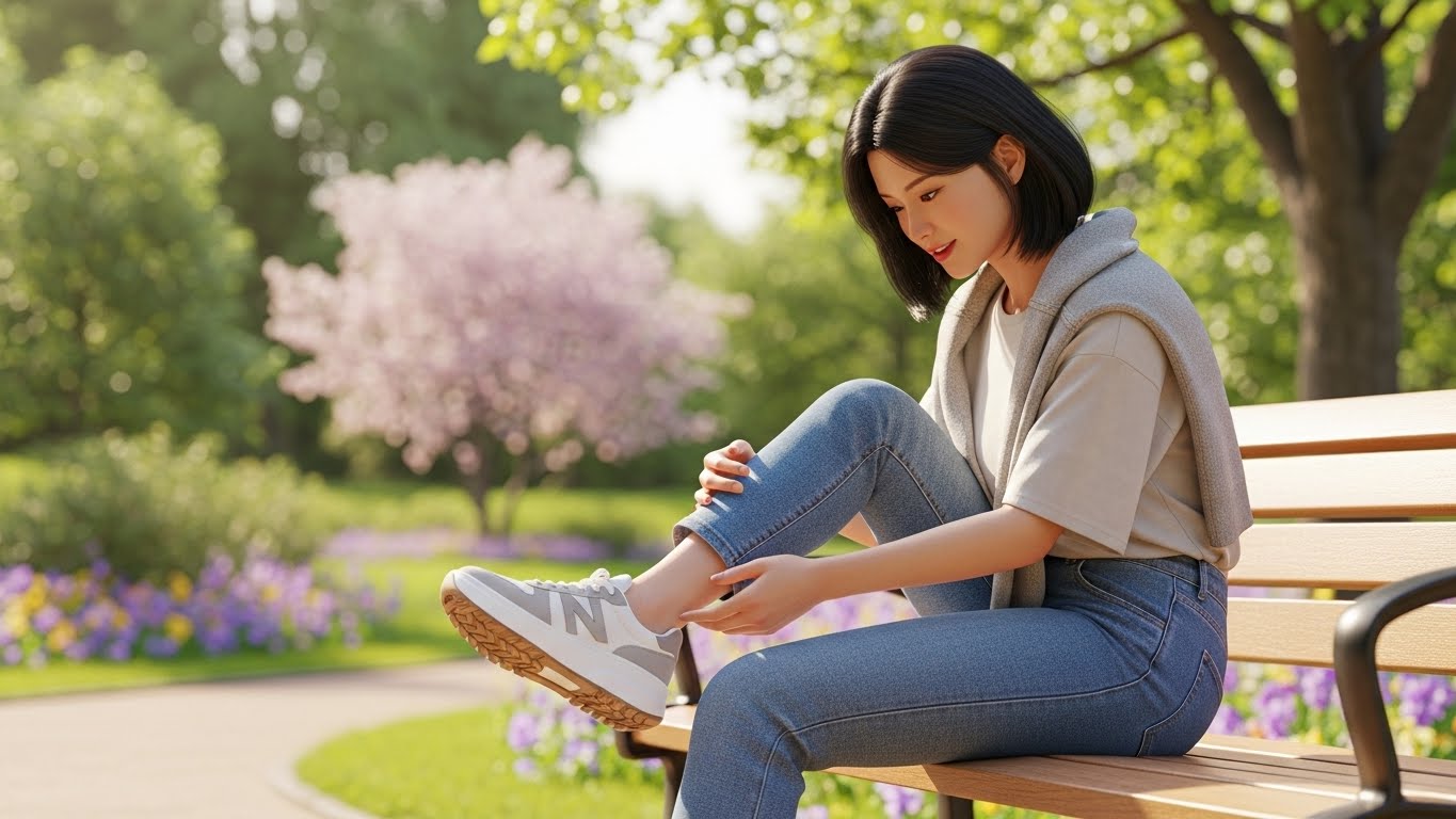 편한운동화추천, 발가락통증, 족부질환