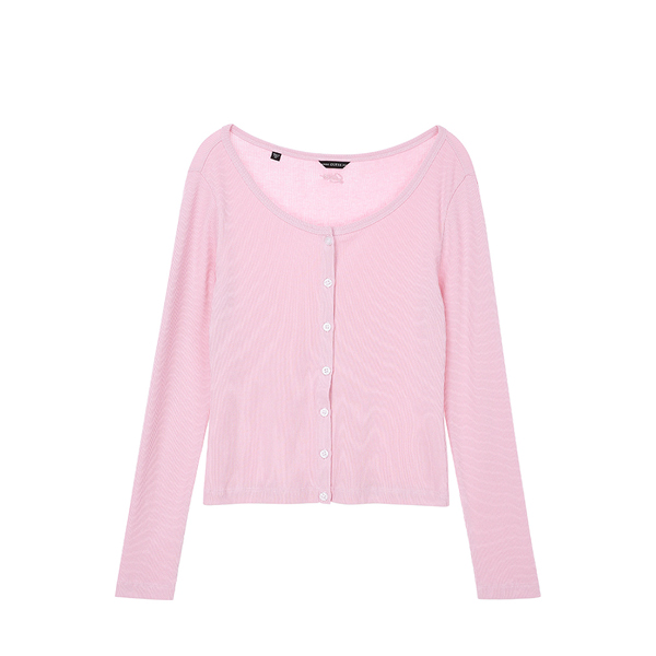 게스 여성 골지 가디건 타임스퀘어점리빙관 YM2K2499