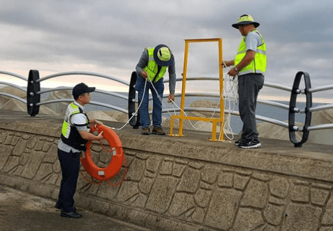 연안 안전 지킴이 활동 모습