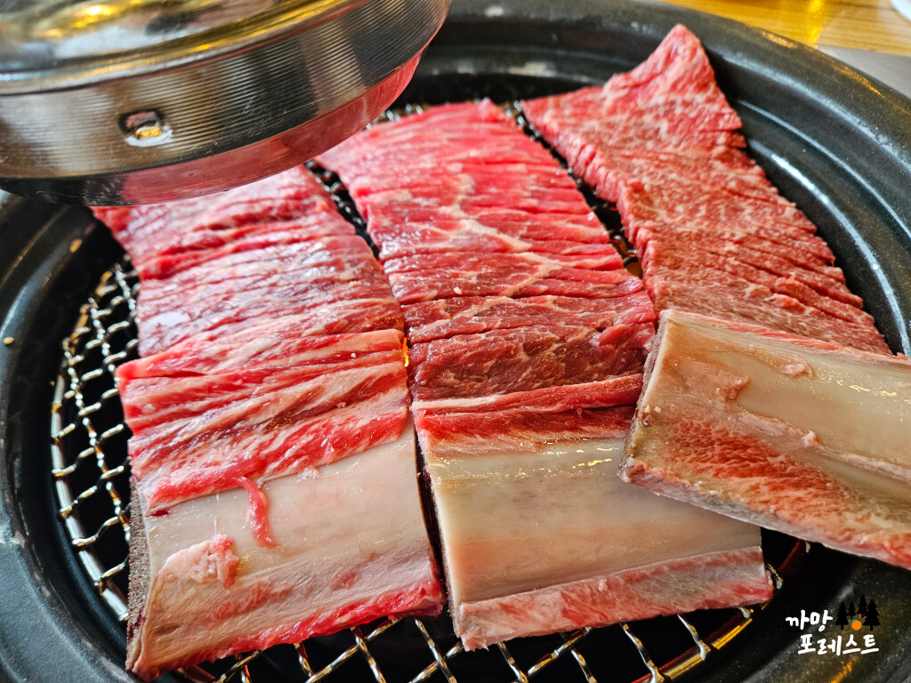 동탄 송도갈비 반찬 세팅