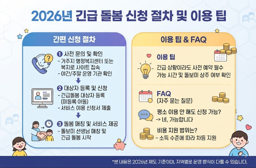 야간 긴급 돌봄 서비스