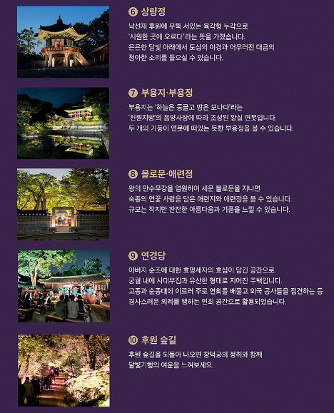 창덕궁 달빛기행 프로그램2