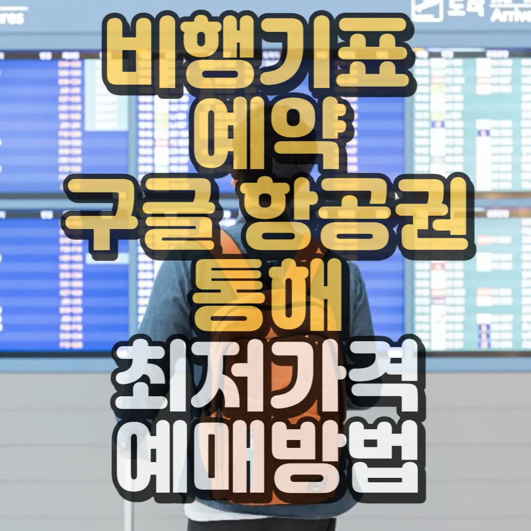 비행기표 예약 날짜별 항공권 가장 싸게 할인 예약