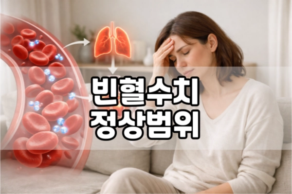 빈혈 수치 정상범위