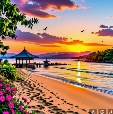 일본 해변에대한 사진