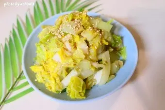 배추나물 무침 만들기 황금레시피_9