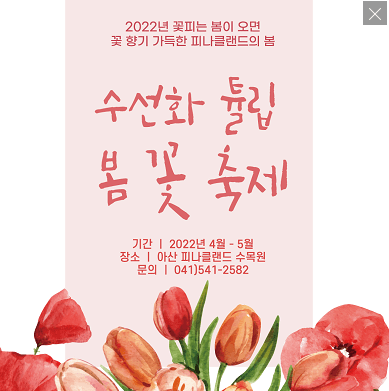 피나클랜드-수선화-봄꽃축제-포스터