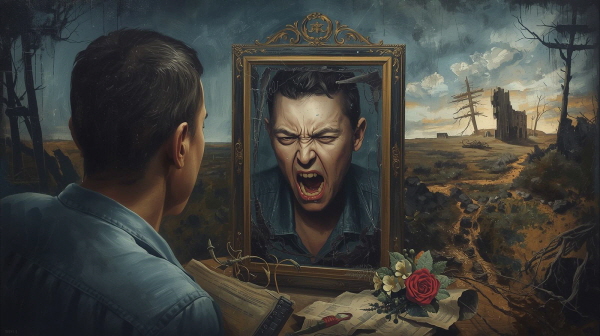 분노, 나와 세상을 바라보는 또 다른 거울에 관한 그림
