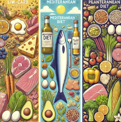 다이어트 방법 비교 그림