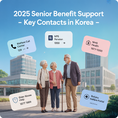 65세 이상 노인(고령자) 혜택 지원금 이미지