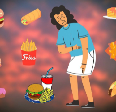 식중독 복통과 구토