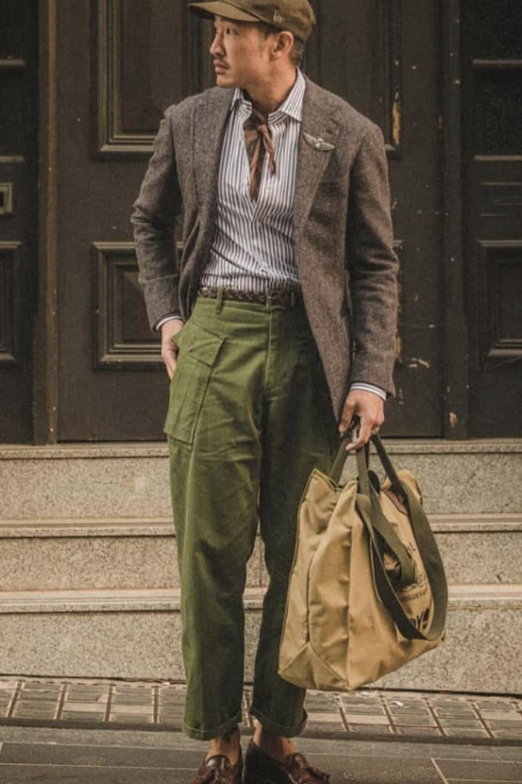 다리가 길어보이는 로퍼 코디법