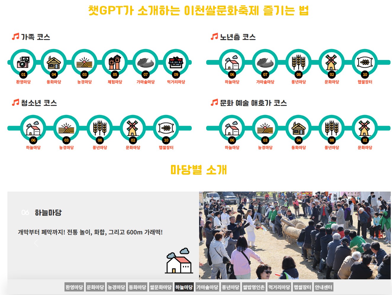 2025이천쌀문화축제 기간,주차장,지역화폐할인