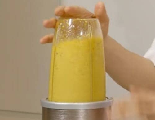 완성된초콜릿주스