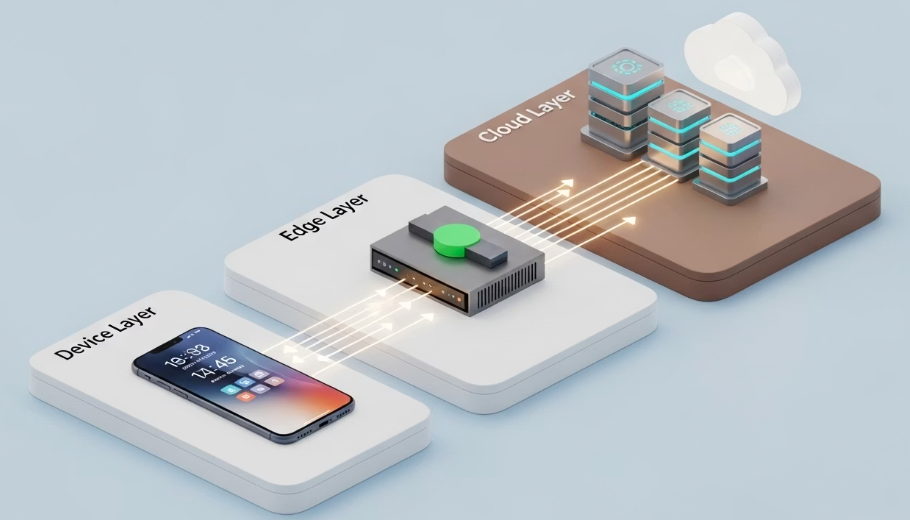 Edge Computing 개념과 핵심 특징 섹션 이미지