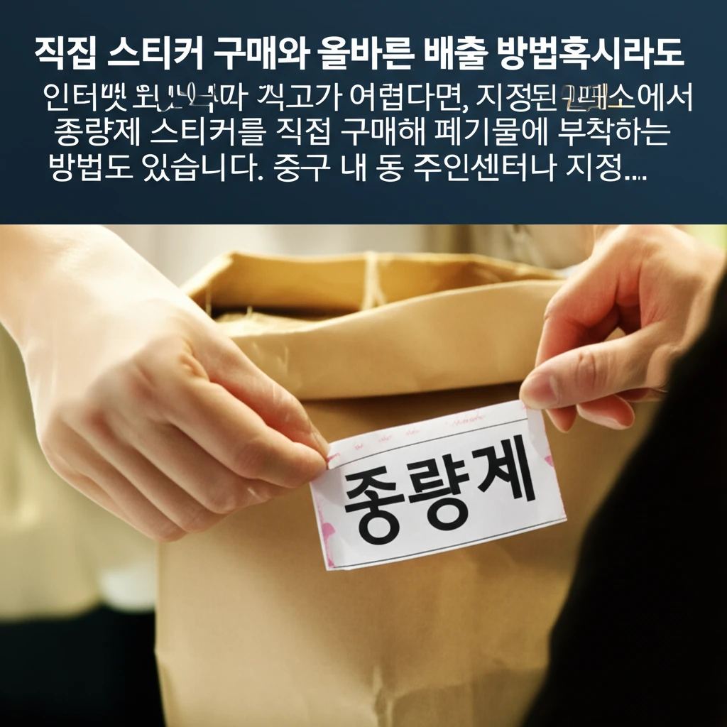 버리기 전 확인! 남창동 대형폐기물 ..