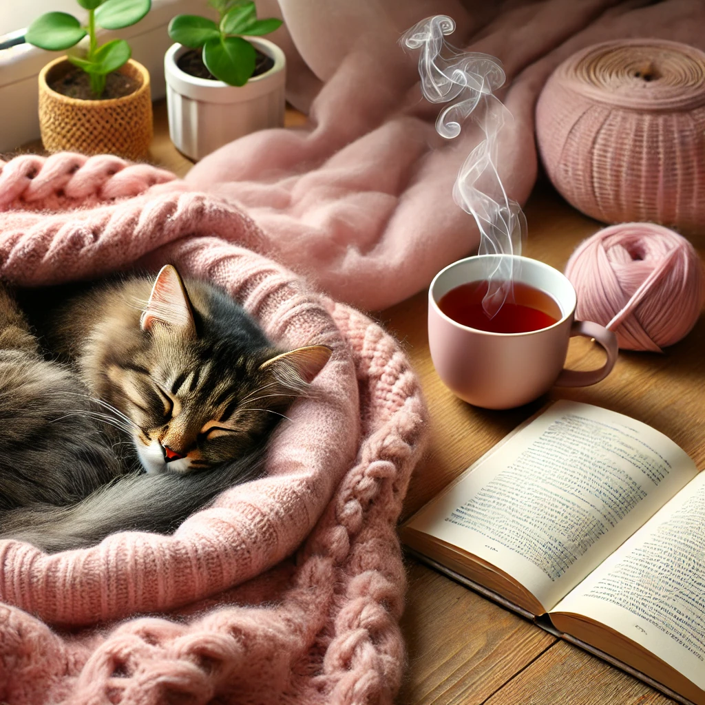 고양이 자는모습