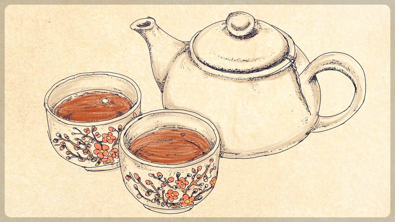 찻주전자 약차 차