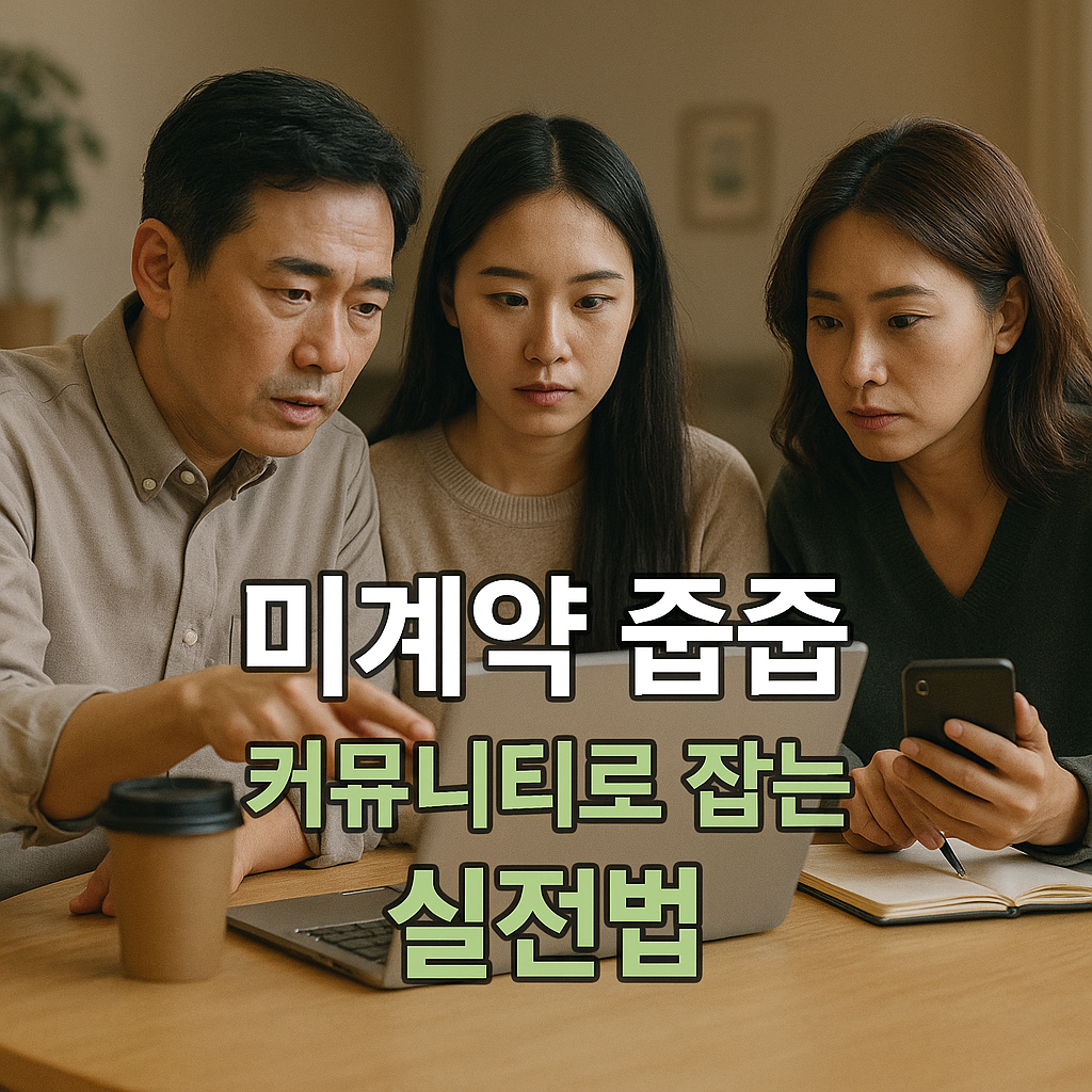 청약 미계약 줍줍 실전 전략