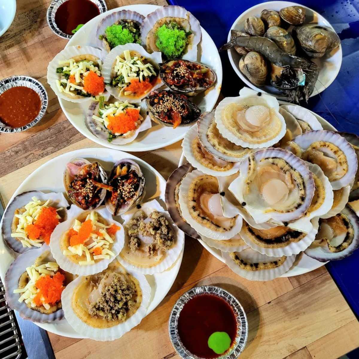 조개구이 맛집 TOP 5 (행운조개구이칼국수)