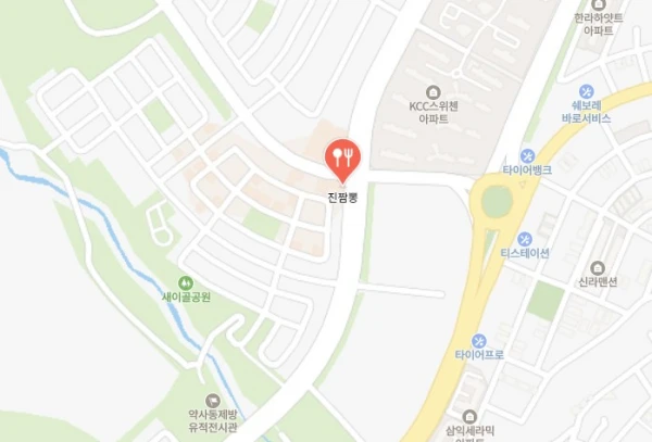 약사동 진짬뽕 위치