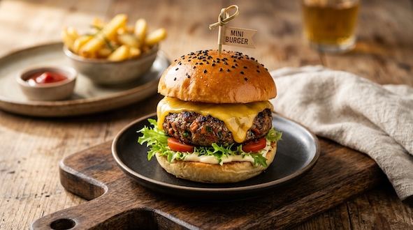 mini hamburger