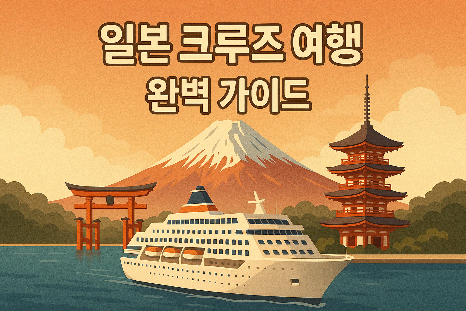 일본 크루즈 여행