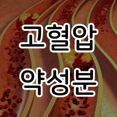고혈압 약 성분 자세히 알아보기