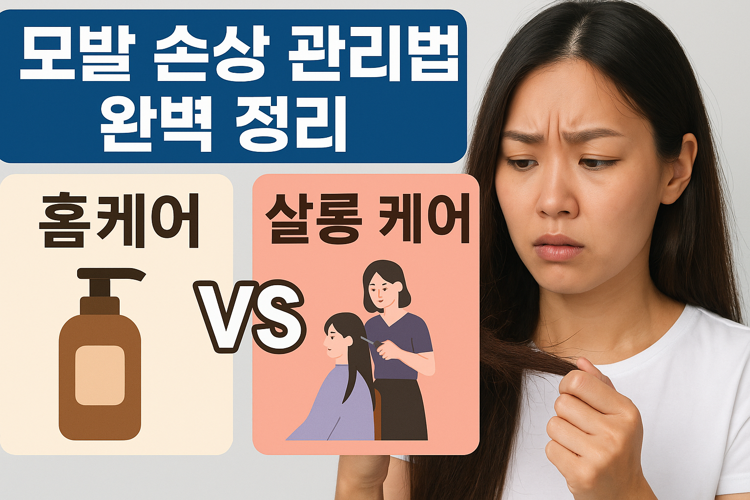 모발 손상 관리법 완벽 정리