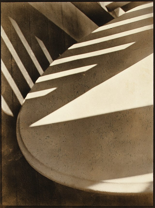 Abstration&#44; shadows of a veranda&#44; Connecticut by Paul strand