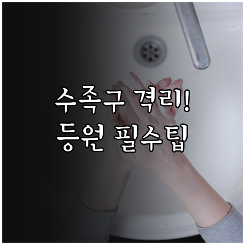 수족구병 전염 예방 격리 기준과 완치..