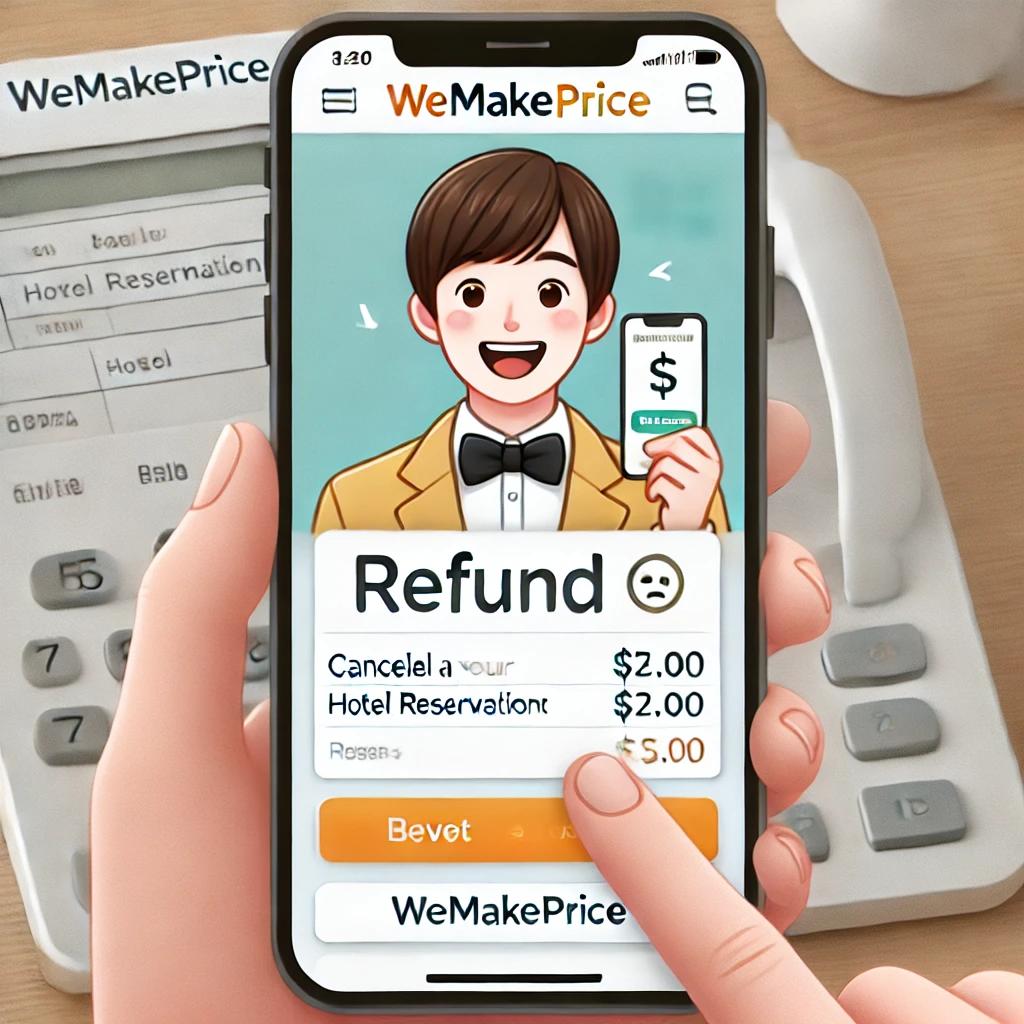 위메프 숙박 환불