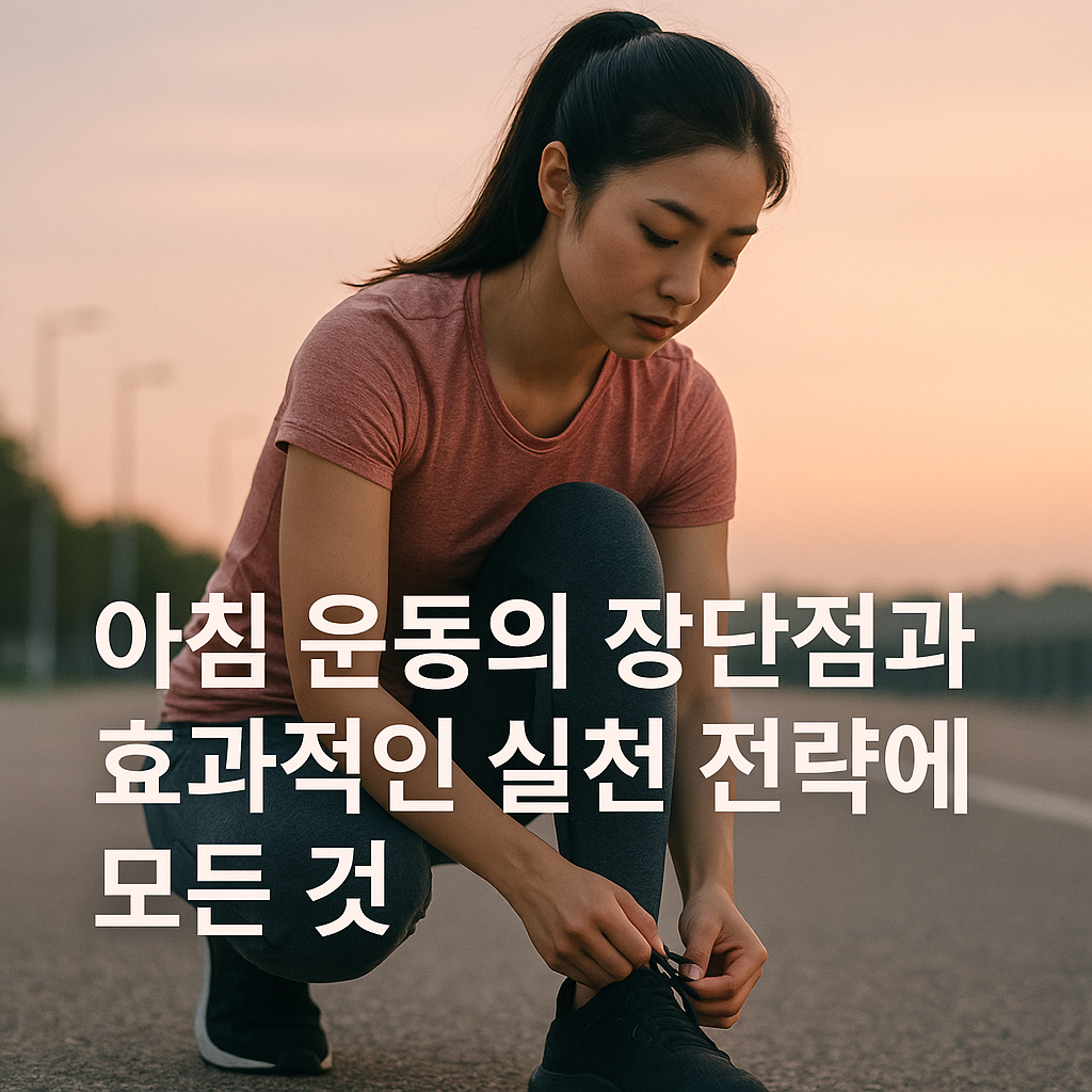 아침 운동의 장단점과 효과적인 실천 전략에 대한 모든 것