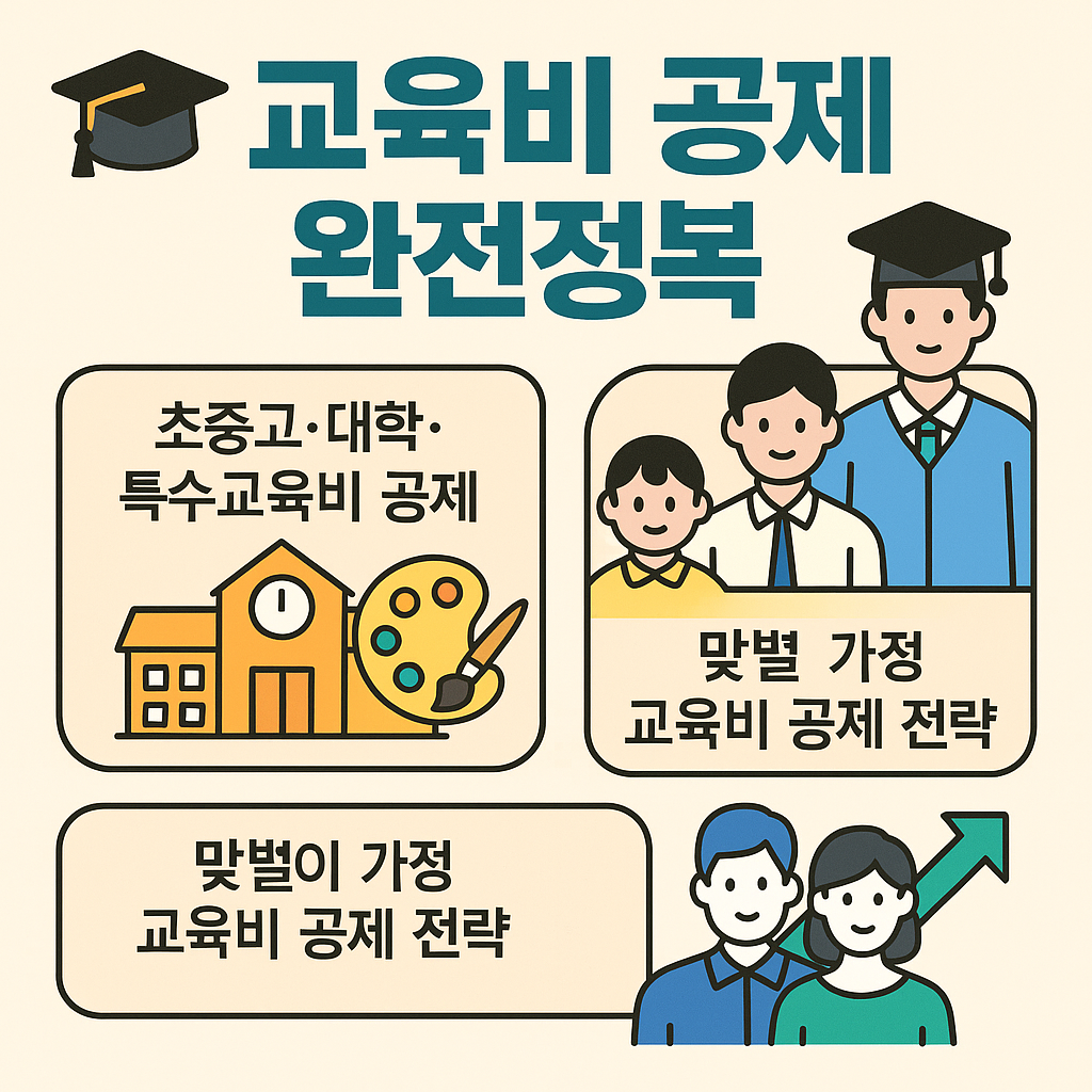 🎓 자녀 교육비 공제, 놓치면 손해예요!