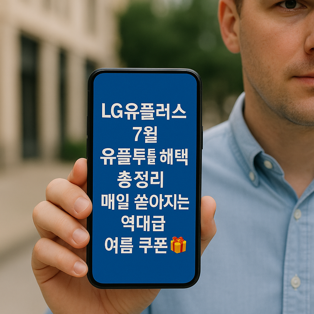LG유플러스 7월 유플투쁠 혜택 신청 방법 안내