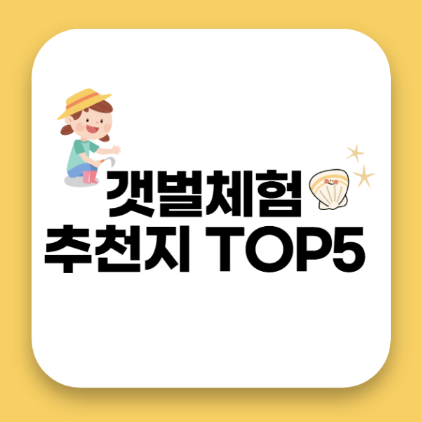 서해 갯벌체험 추천지 TOP5 , 태안 만리포 갯벌, 보령 무창포 갯벌, 화성 궁평항 갯벌, 강화도 동막해변 갯벌, 서천 마량진 갯벌