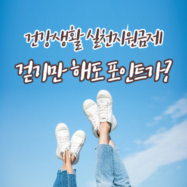 건강생활 실천지원금제 신청방법