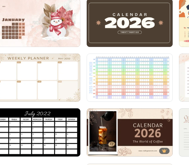 2026년 달력 무료 다운로드 사이트