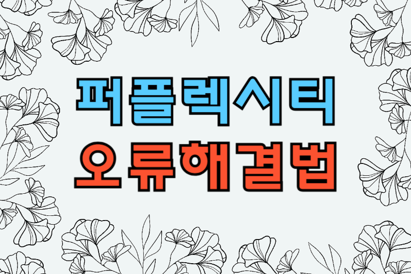 퍼플렉시티오류해결법 썸네일