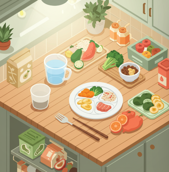 식사 설계 &amp; 환경 세팅